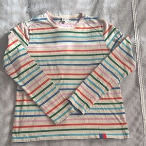 KULE Multicolor Striped Long Sleeve Tee